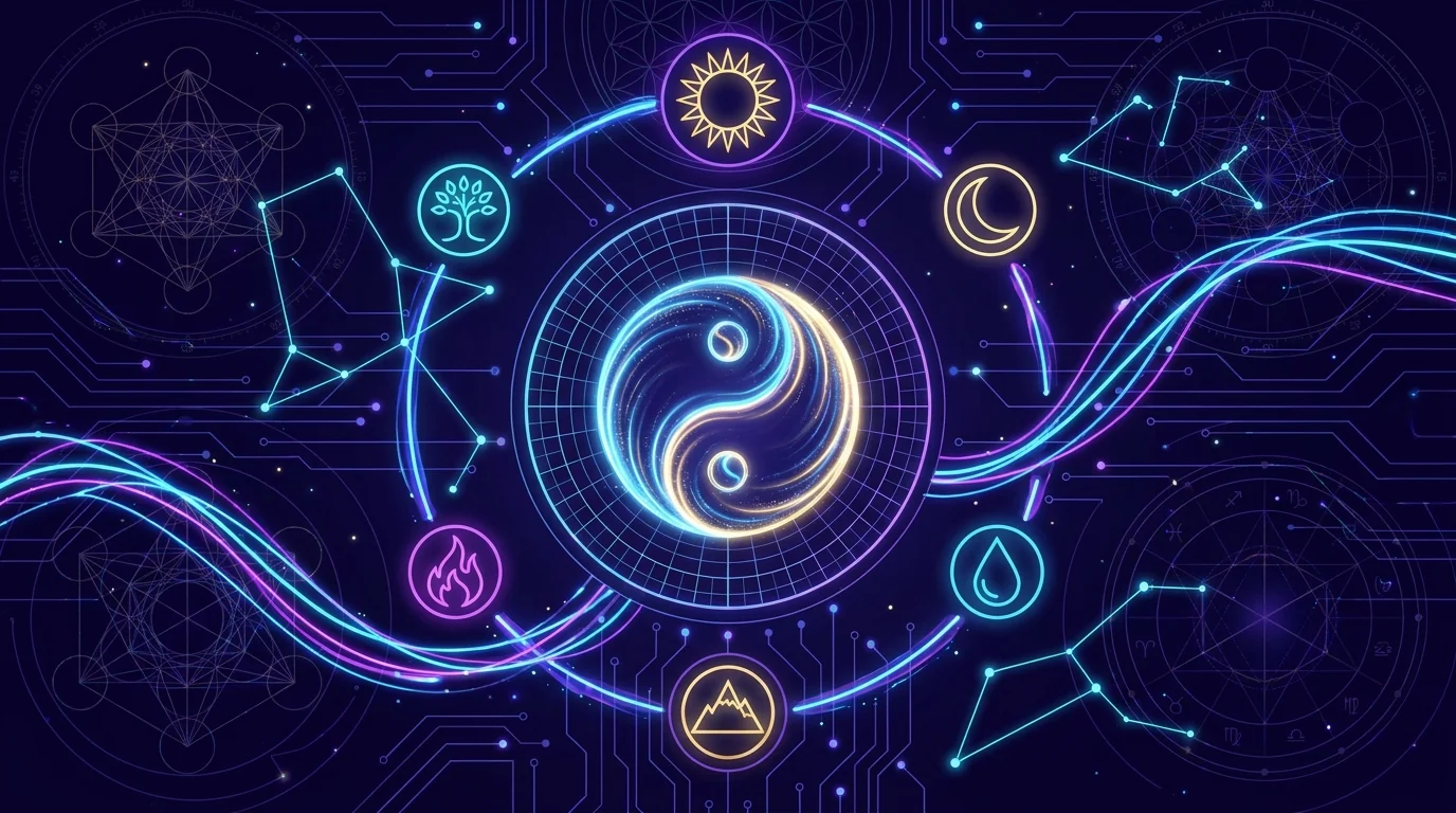 Cosmic Bazi destiny background